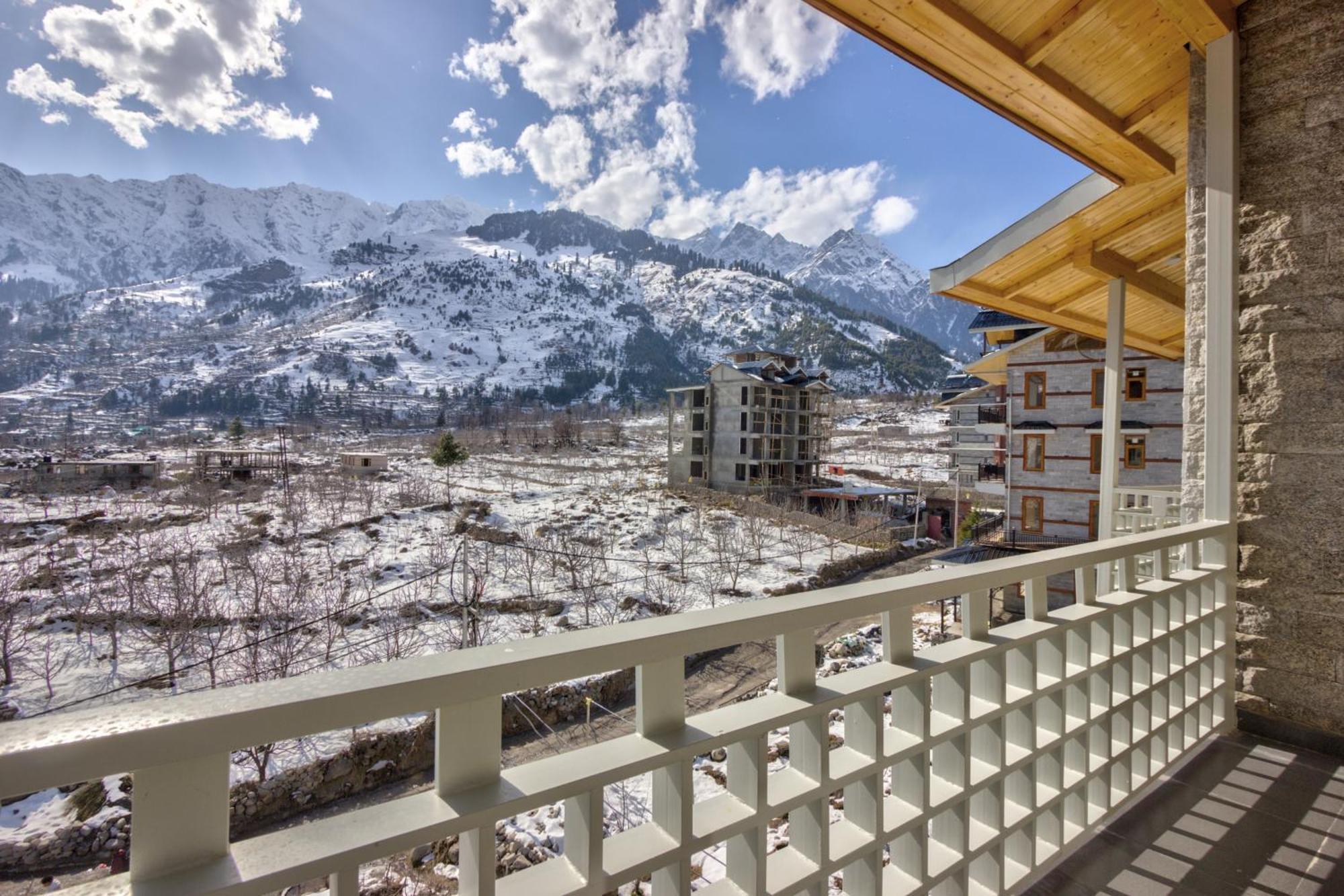 La Aero Resort Home In Snow Mountains Manāli Exterior foto